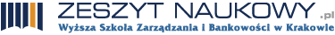 Zeszyt Naukowy WSZiB